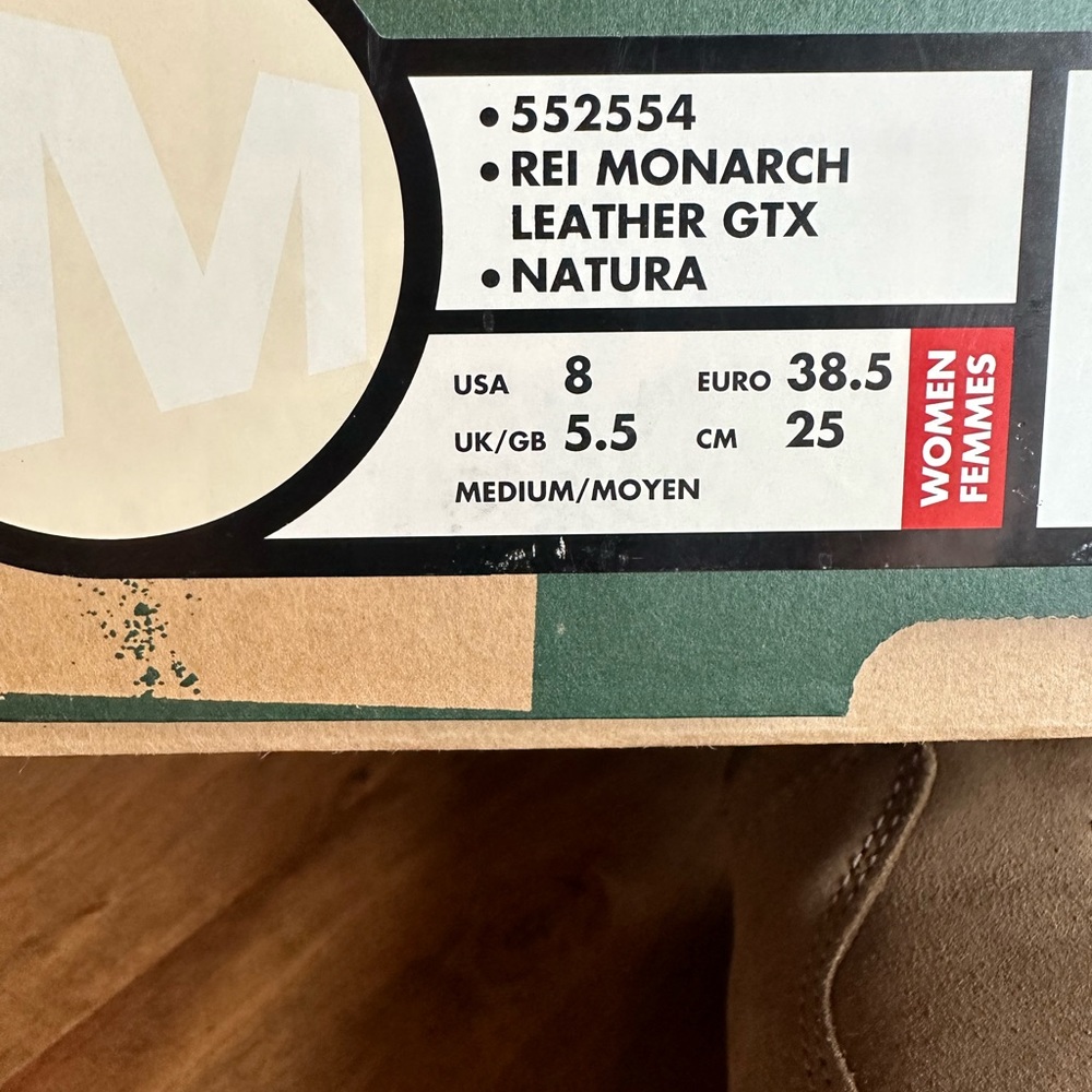 REI Brown Lace-Up Hiking Boots - Picture 4 of 5